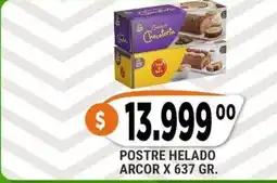 Supermercados Mayor Arcor postre helado oferta