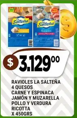 Supermercados Mayor La saltena ravioles oferta