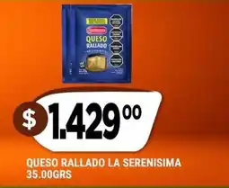 Supermercados Mayor La serenisima queso rallado oferta