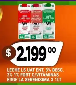 Supermercados Mayor Edge la serenisima leche ls uat ent oferta