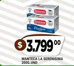 Supermercados Mayor La serenisima manteca oferta