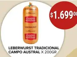 Supermercados Mayor Campo austral leberwurst tradicional oferta