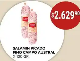 Supermercados Mayor Campo austral salamin picado fino oferta