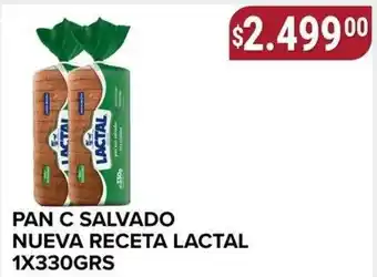 Supermercados Mayor Lactal pan c salvado oferta