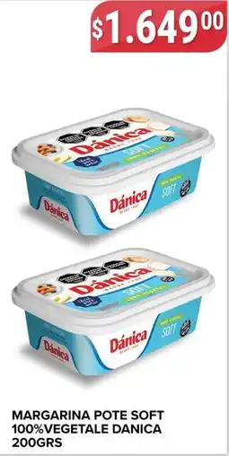 Supermercados Mayor Dánica margarina pote soft 100%vegetale oferta