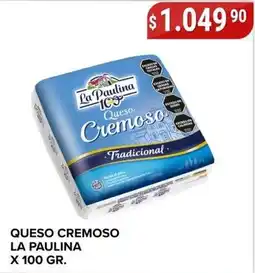 Supermercados Mayor La paulina queso cremoso tradicional oferta