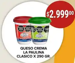 Supermercados Mayor La paulina queso crema clasico oferta