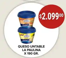 Supermercados Mayor La paulina queso untable oferta
