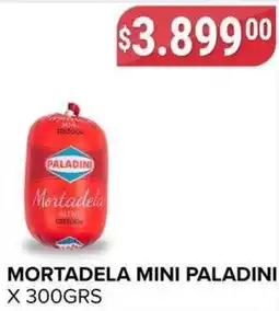 Supermercados Mayor Paladini mortadela mini oferta