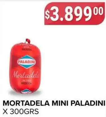 Supermercados Mayor Paladini mortadela mini oferta