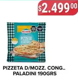 Supermercados Mayor Paladini pizzeta de mozzarella oferta