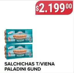 Supermercados Mayor Paladini salchichas t/viena oferta
