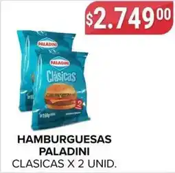 Supermercados Mayor Paladini hamburguesas clasicas oferta