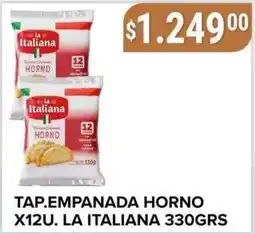 Supermercados Mayor La italiana empanada horno oferta