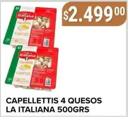 Supermercados Mayor La italiana capellettis 4 quesos oferta
