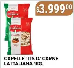 Supermercados Mayor La italiana capellettis d/ carne oferta