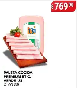 Supermercados Mayor Verde 131 paleta cocida premium etiq. oferta