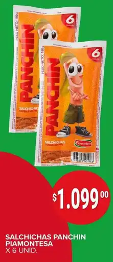 Supermercados Mayor Piamontesa salchichas panchin oferta