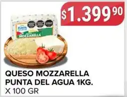 Supermercados Mayor Punta del agua queso mozzarella oferta