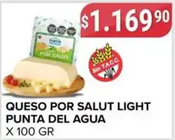 Supermercados Mayor Punta del agua queso por salud light oferta