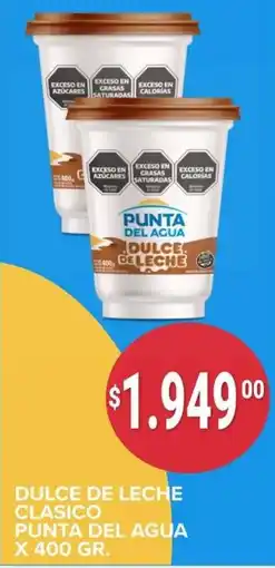 Supermercados Mayor Punta del agua dulce de leche oferta