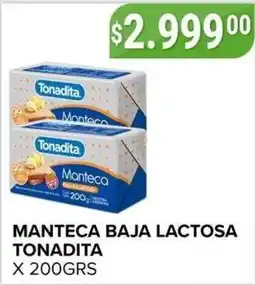 Supermercados Mayor Tonadita manteca baja lactosa oferta