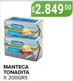 Supermercados Mayor Tonadita manteca oferta