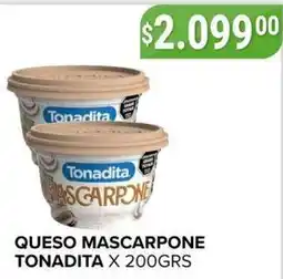 Supermercados Mayor Tonadita queso mascarpone oferta