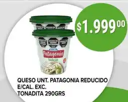 Supermercados Mayor Tonadita queso unt. patagonia reducido oferta