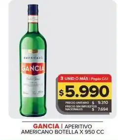 Carrefour Maxi Gancia - aperitivo americano oferta