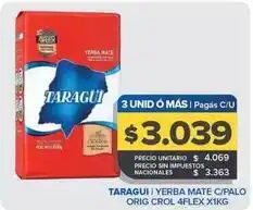 Carrefour Maxi Taraguí - yerba mate c/palo orig crol 4flex oferta