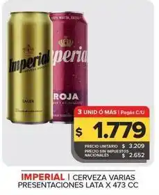 Carrefour Maxi Imperial - cerveza oferta