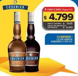 Carrefour Maxi Cusenier - licor oferta