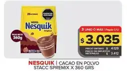 Carrefour Maxi Nesquik - cacao en polvo stacc spremix oferta