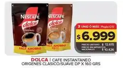 Carrefour Maxi Dolca - cafe instantaneo origenes clasico/suave oferta