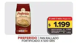 Carrefour Maxi Preferido - pan rallado fortificado oferta