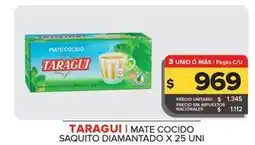 Carrefour Maxi Taraguí - mate cocido saquito diamantado oferta