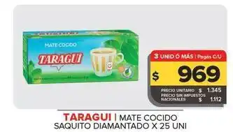 Carrefour Maxi Taraguí - mate cocido saquito diamantado oferta