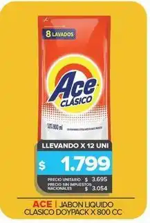 Carrefour Maxi Ace - jabon liquido clasico doypack oferta