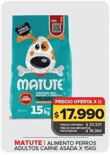 Carrefour Maxi Alimento perros adultos carne asada oferta