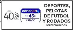 Jumbo Deportes, pelotas de futbol y rodados seleccionados oferta