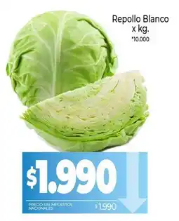 La Anonima Repollo blanco oferta