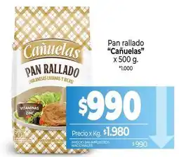 La Anonima Cañuelas - pan rallado oferta