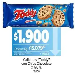 La Anonima Toddy - galletas con chips chocolate oferta