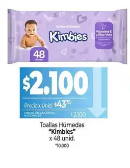 La Anonima Kimbies - toallas húmedas oferta