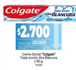 La Anonima Colgate - triple acción xtra blancura oferta