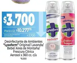 La Anonima Lysoform - desinfectante de ambientes oferta