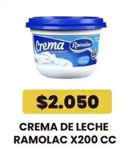 Autoservicio Capo Ramolac crema de leche oferta