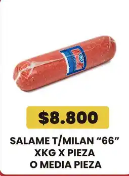 Autoservicio Capo Salame t/milan 66 oferta