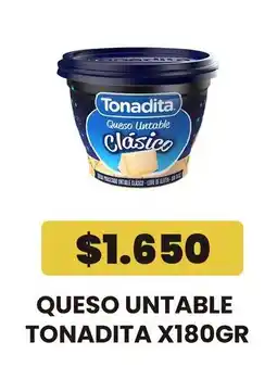 Autoservicio Capo Tonadita queso untable clásico oferta